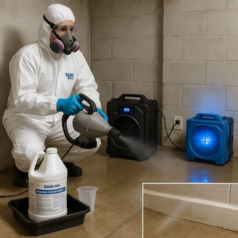 Sanitization and Odor Removal process in Bannockburn, IL